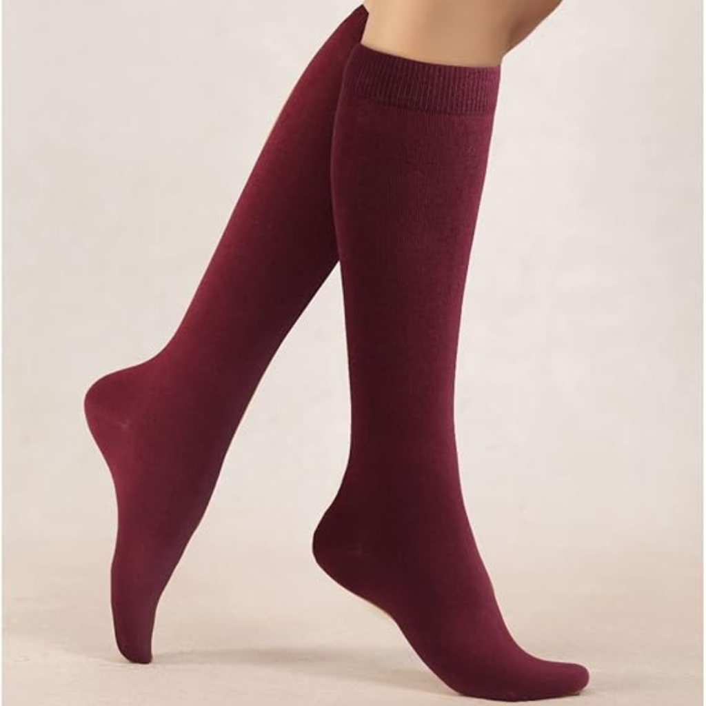 Women Soft Combed High Long Seamless Socks