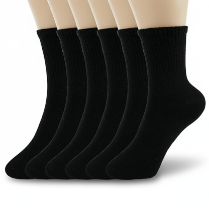 6 Pairs Casual Calf Socks For Women