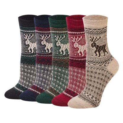 Warm Winter Socks Knit Crew Calf Hiking Boot Sock