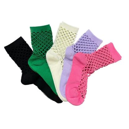 Women's Fishnet Hollow 5 Pairs Mesh Socks-Plantar Socks