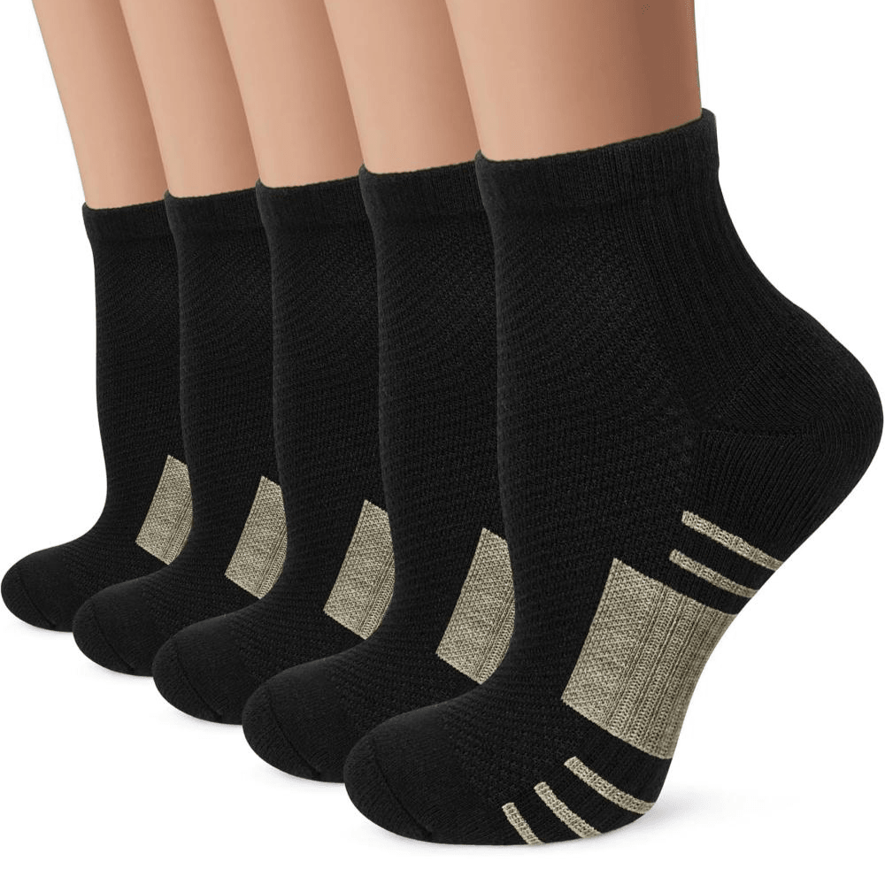 5 Pieces Of Lightweight Design Compression Plantar Socks-Plantar Socks