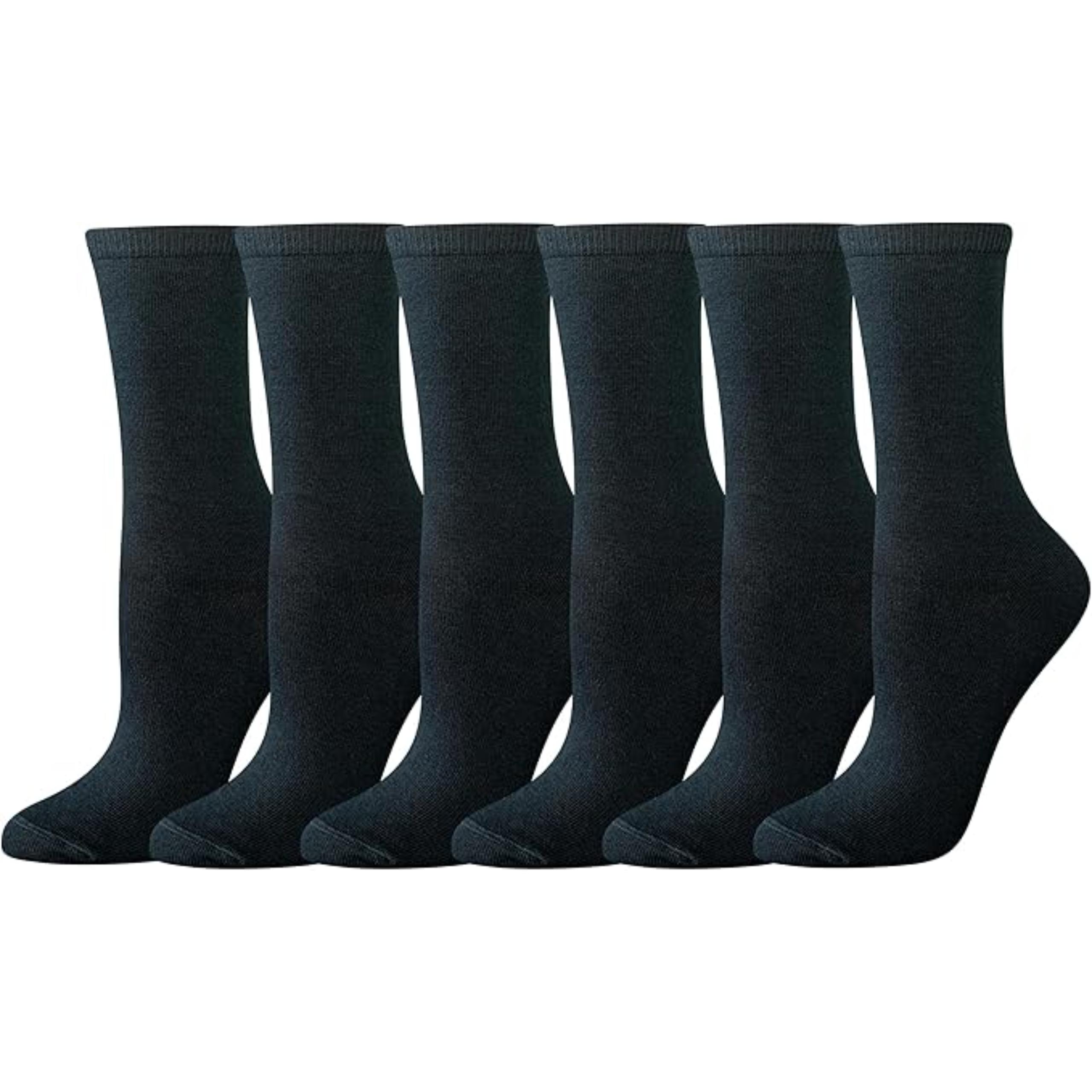 Pack Of 6 Women Crew Socks