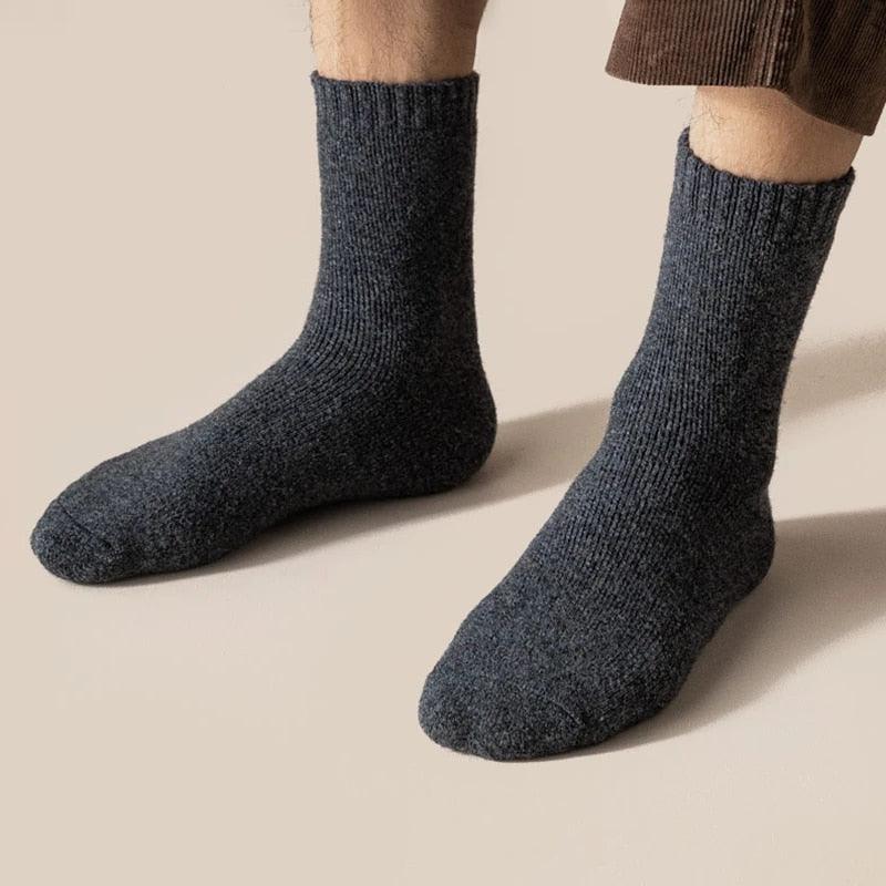 Warm Winter Socks | Thermal Merino Wool Socks For Men - Pack Of 5-Plantar Socks