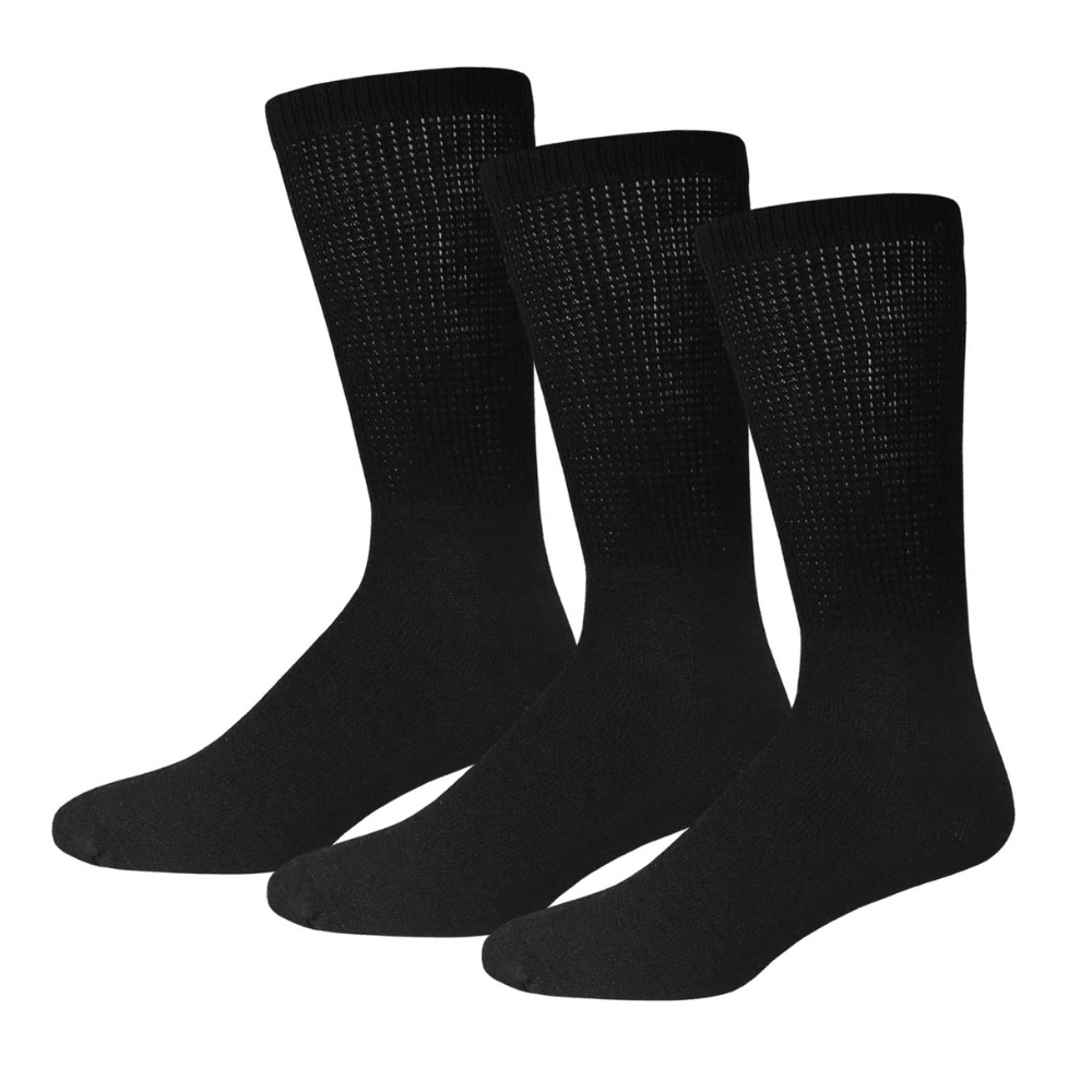 3 Pair Supportive Neuropathy Socks for All-Day Comfort-Plantar Socks