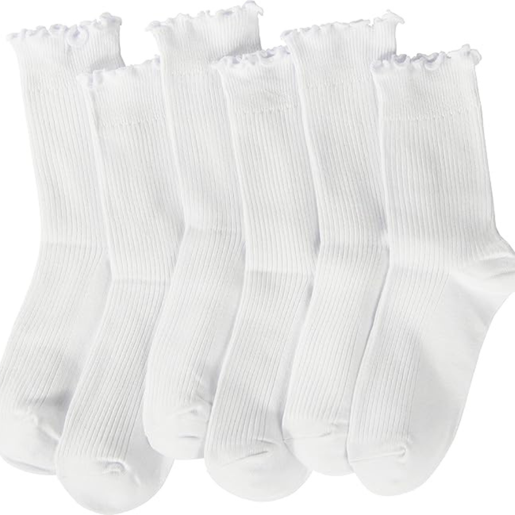 Women Turn Cuff Frilly Ruffle SocksLightweight Turn Cuff Frilly Ruffle Socks For Women - Image 5