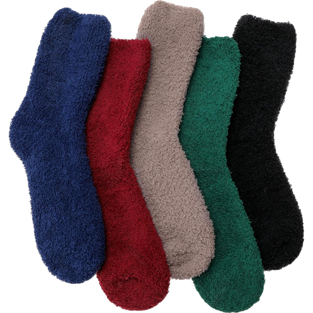 Pairs of 5 Cozy Plush Fleece Warm Wear Women Fuzzy Socks Winter