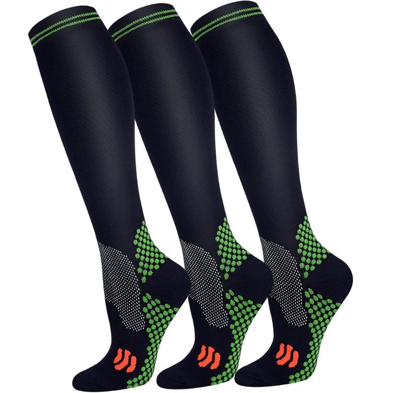 3 Pairs Of Stretchable Compression Socks For Everyday Wear-Plantar Socks3 Pairs Of Stretchable Compression Socks For Everyday Wear - Image 10
