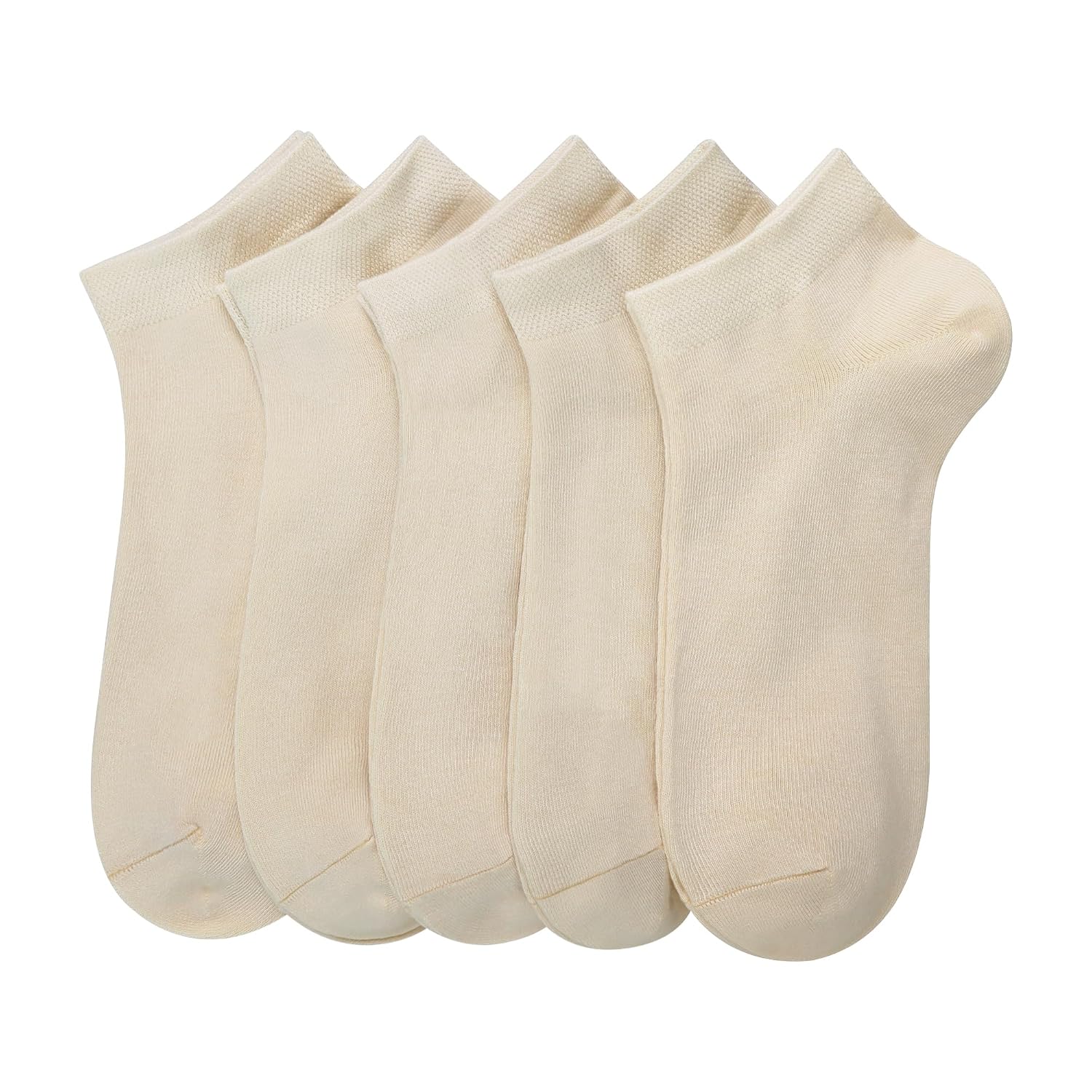 5 Pair Soft Low Cut Socks For Everyday Wear