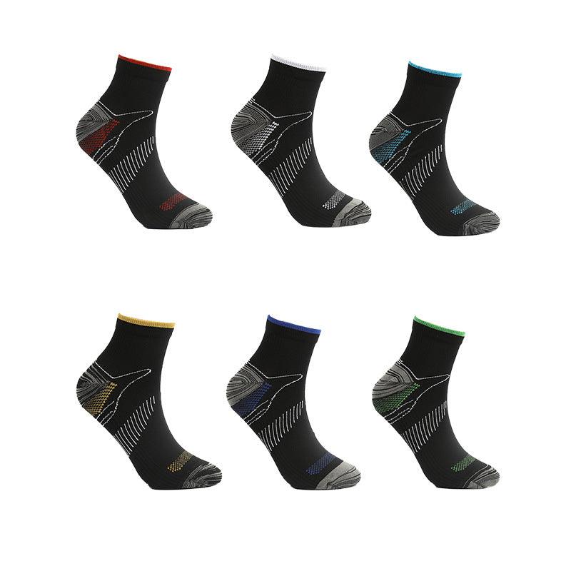Running Compression Socks Plantar Fascia | Workout Compression Socks - 6 Pairs-Plantar Socks