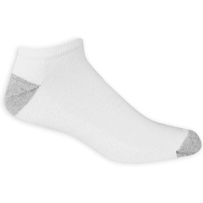 12 Pack Dual Defense No Show Socks Antimicrobial Socks-Plantar Socks