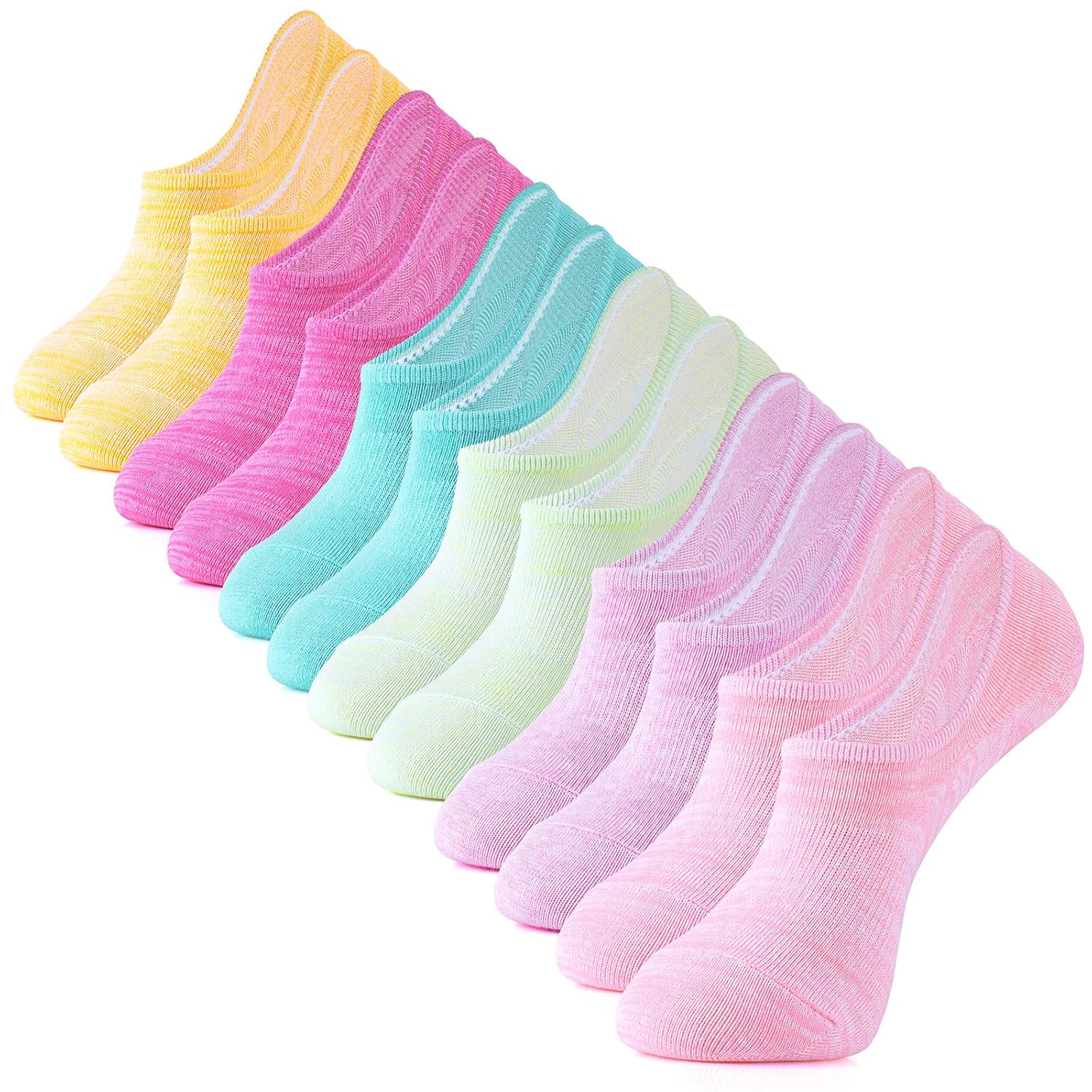 Casual Running Low Cut Athletic No Show Socks For Men