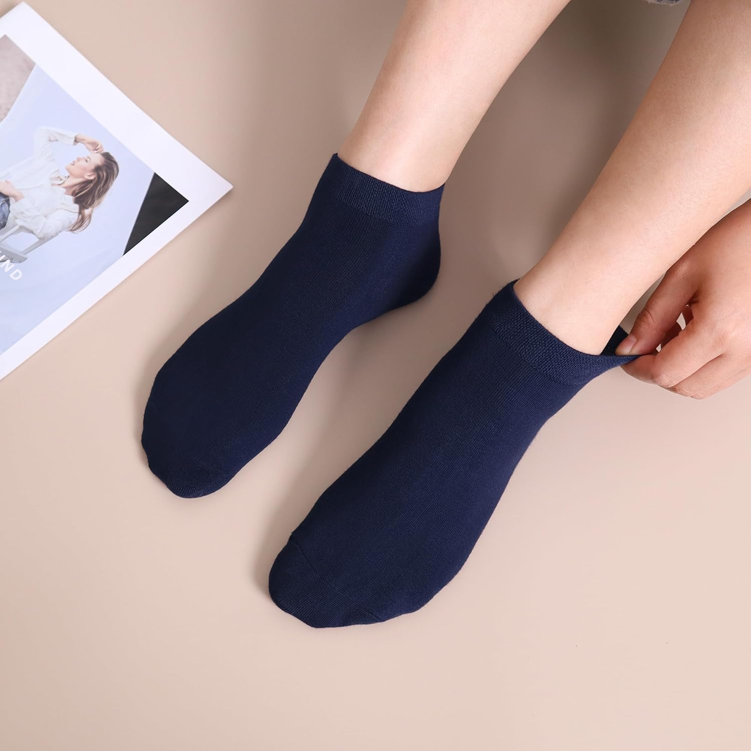 5 Pair Soft Low Cut Socks For Everyday Wear