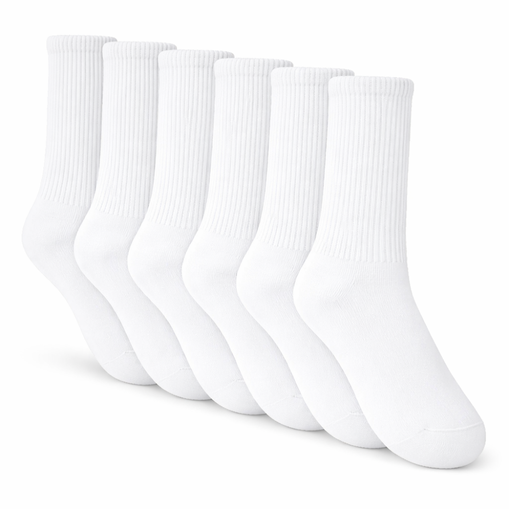 Unisex Cotton Crew Everyday Socks