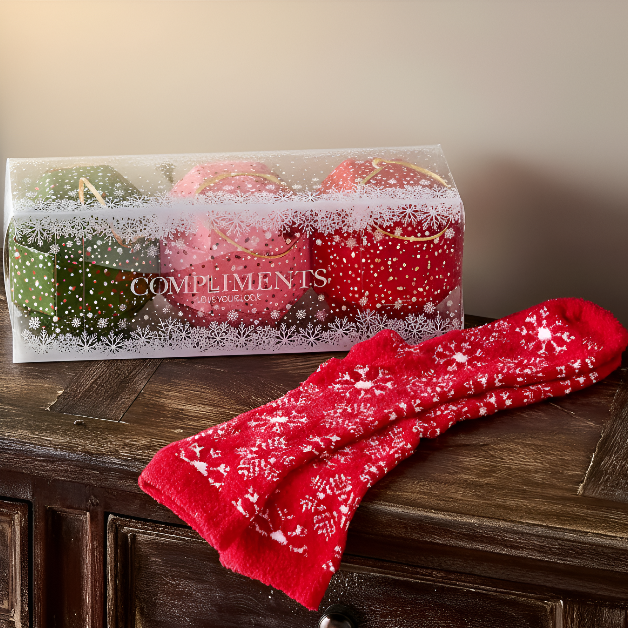 3 Pair Holiday Gifting Cozy Socks Set