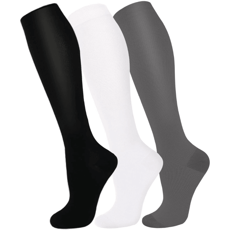 3 Pairs Of Stretchable Compression Socks For Everyday Wear-Plantar Socks3 Pairs Of Stretchable Compression Socks For Everyday Wear - Image 17