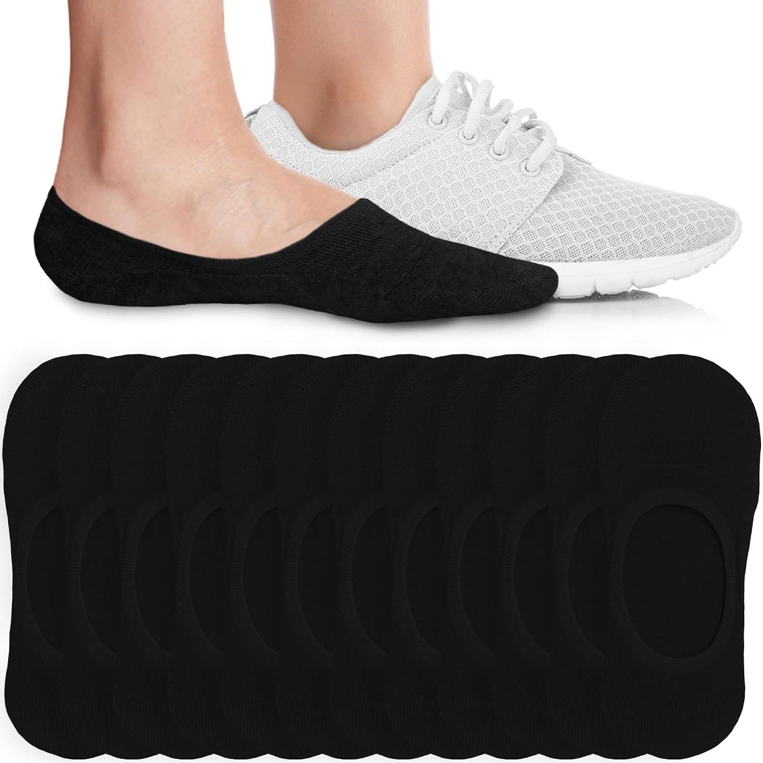 Soft Stretchable Invisible Liner Socks For Women