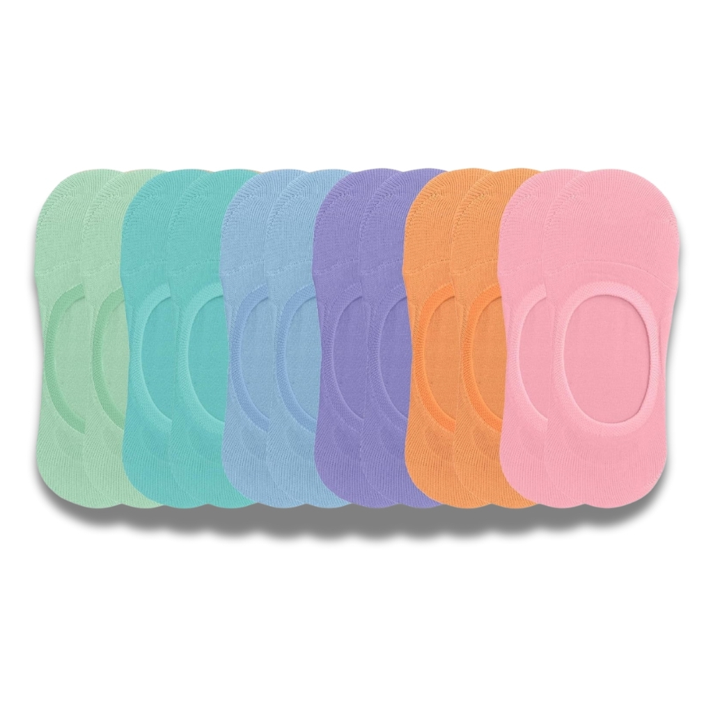 Pack Of 6 Women Invisible Liner No Show Socks