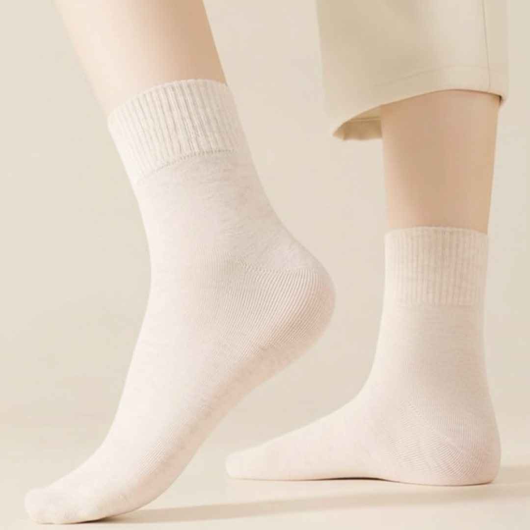 Pack Of 2 Bamboo Mini Crew Socks
