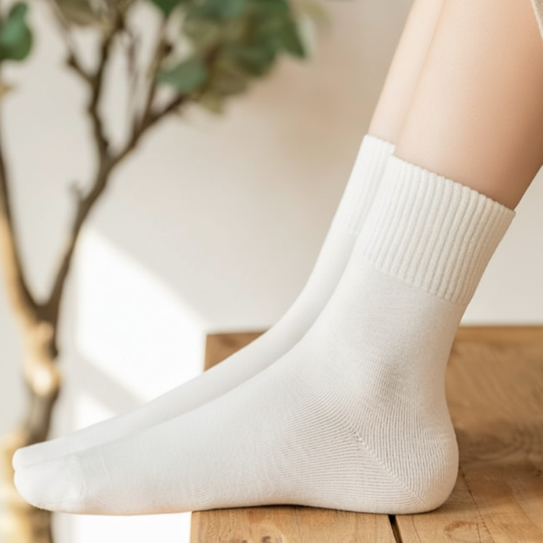 Pack Of 2 Bamboo Mini Crew Socks
