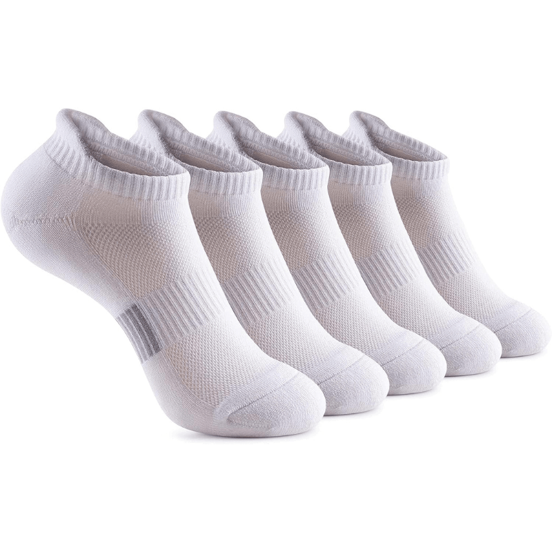 5 Pair Cushioned Ankle Support Socks-Plantar Socks