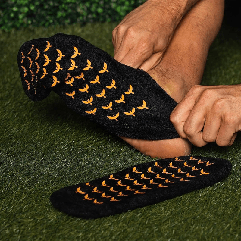 2 Pairs Of Extra Large Gel Moisturizing Socks-Plantar Socks