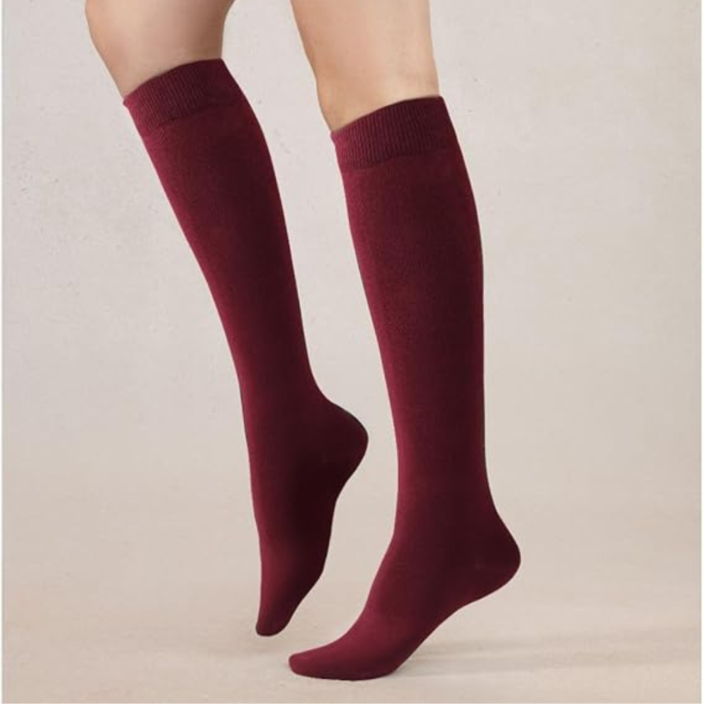 Women Soft Combed High Long Seamless Socks