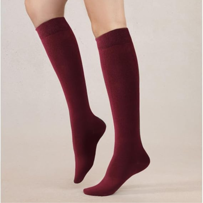 Women Soft Combed High Long Seamless Socks