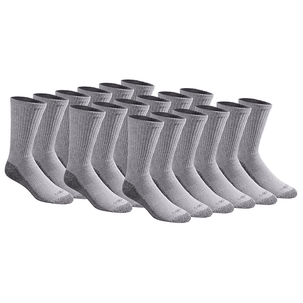 18 Pair Cushioned Socks - Comfort and Everyday Wear-Plantar Socks