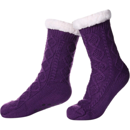 Women Winter Super Soft Warm Cozy Fleece Lined Fuzzy Slipper Socks