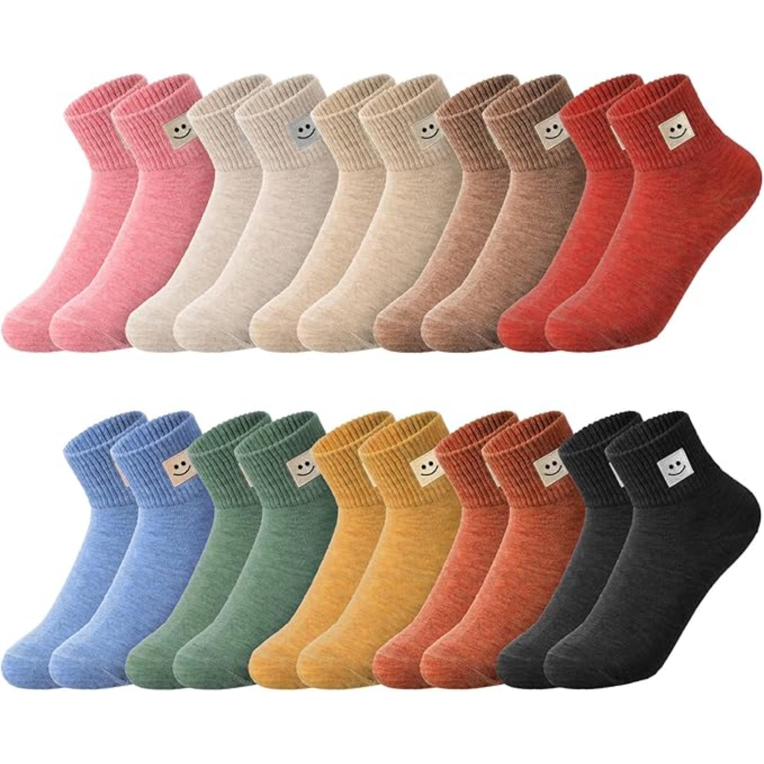 Women Pack Of 10 Colorful Crew Socks10 Pairs Of Women Colorful Crew Socks - Image 7