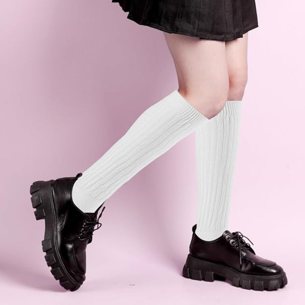 3 Pair Pack Women High Scrunch Socks