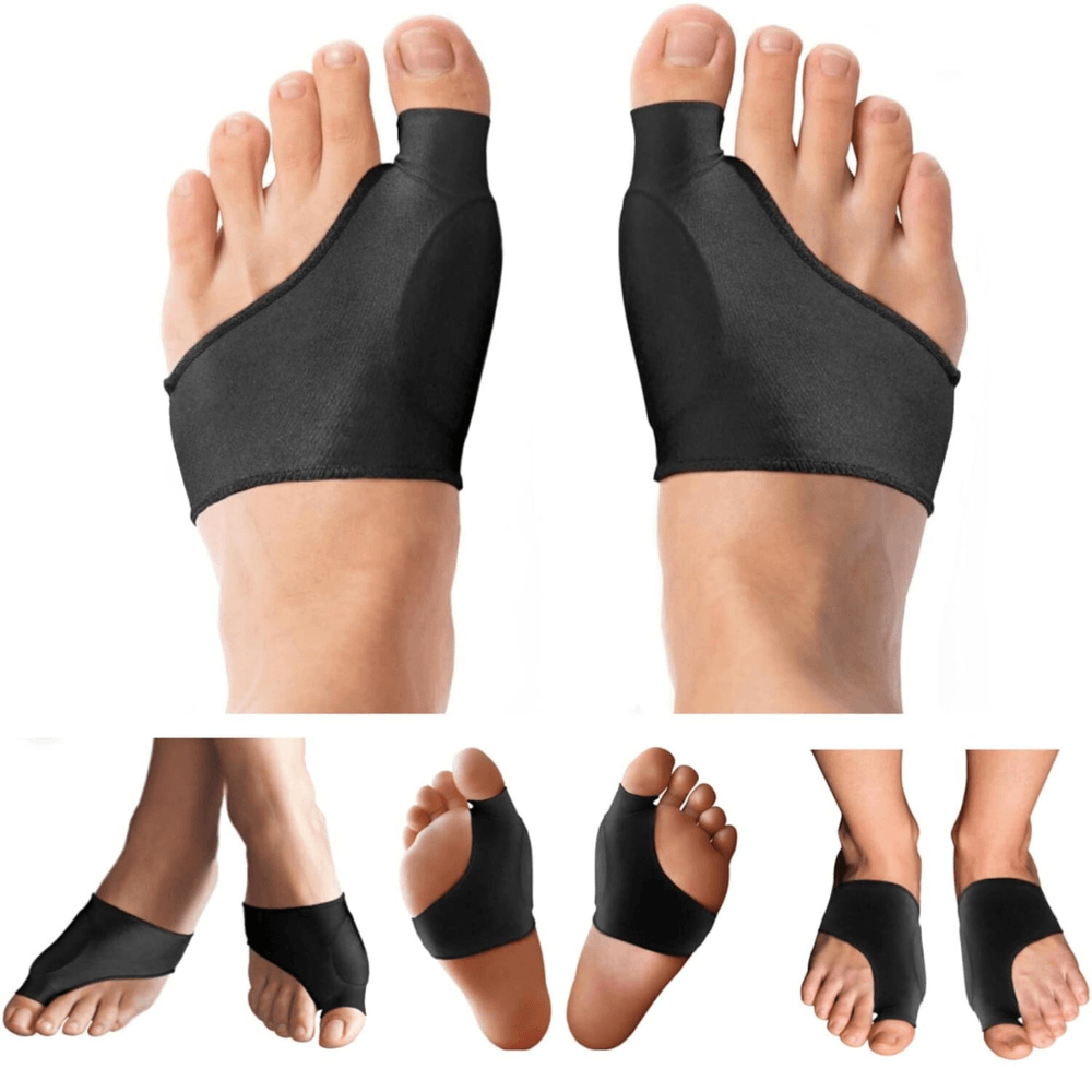 Elastic Alignment Bunion Sleeves With Gel Cushion Pads-Plantar SocksElastic Alignment Bunion Sleeves With Gel Cushion Pads - Image 4