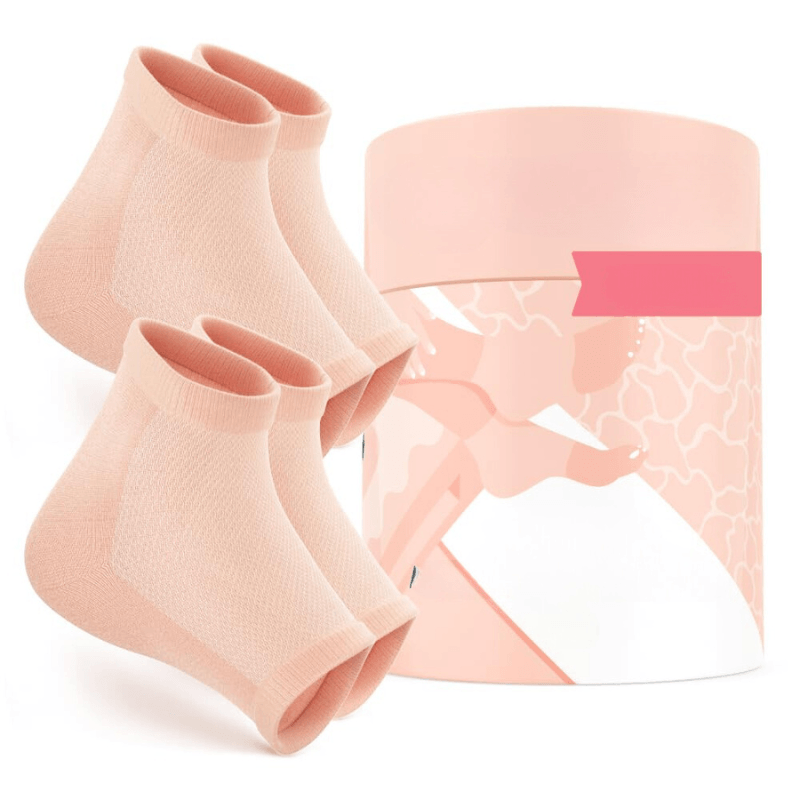 2 Pairs Of Deep Moisture Gel Socks-Plantar Socks