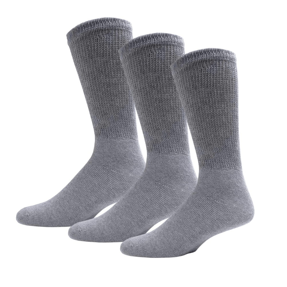 3 Pair Supportive Neuropathy Socks for All-Day Comfort-Plantar Socks