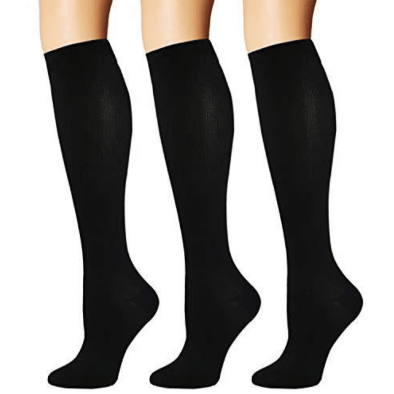 Running Compression Stockings 20-30 Mmhg Sports Socks (3-Pack)-Plantar SocksRunning Compression Stockings 20-30 Mmhg Sports Socks (3-Pack) - Image 7