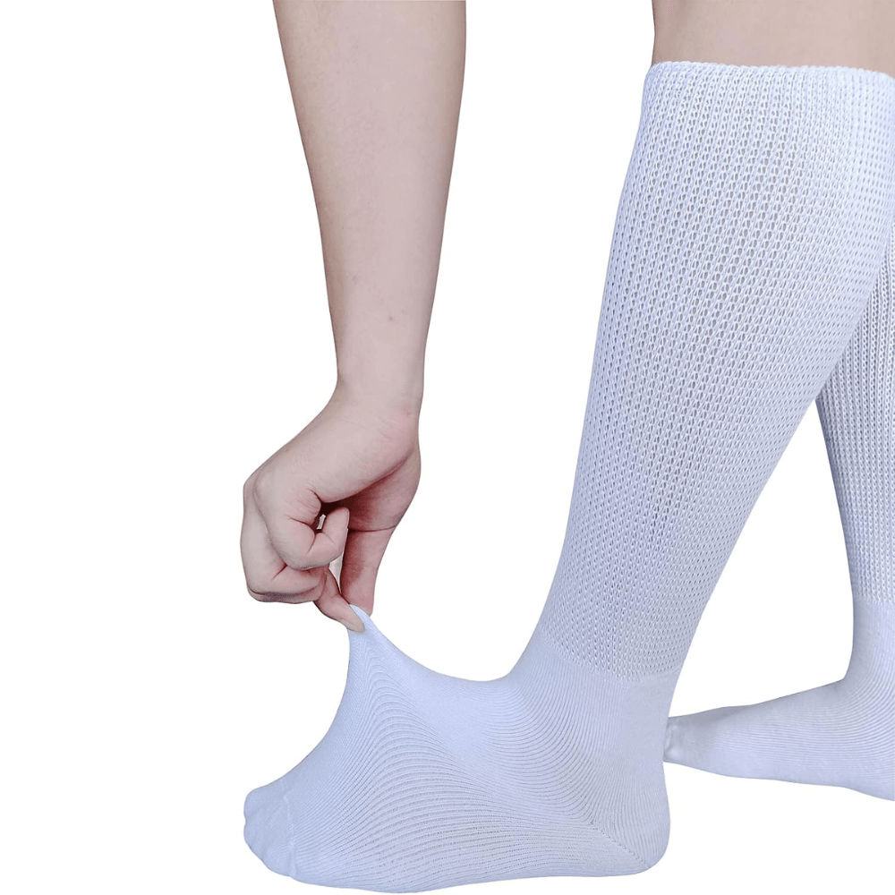 Extra Wide Non Binding Neuropathy Socks-Plantar SocksExtra Wide Non Binding Neuropathy Socks - Image 3