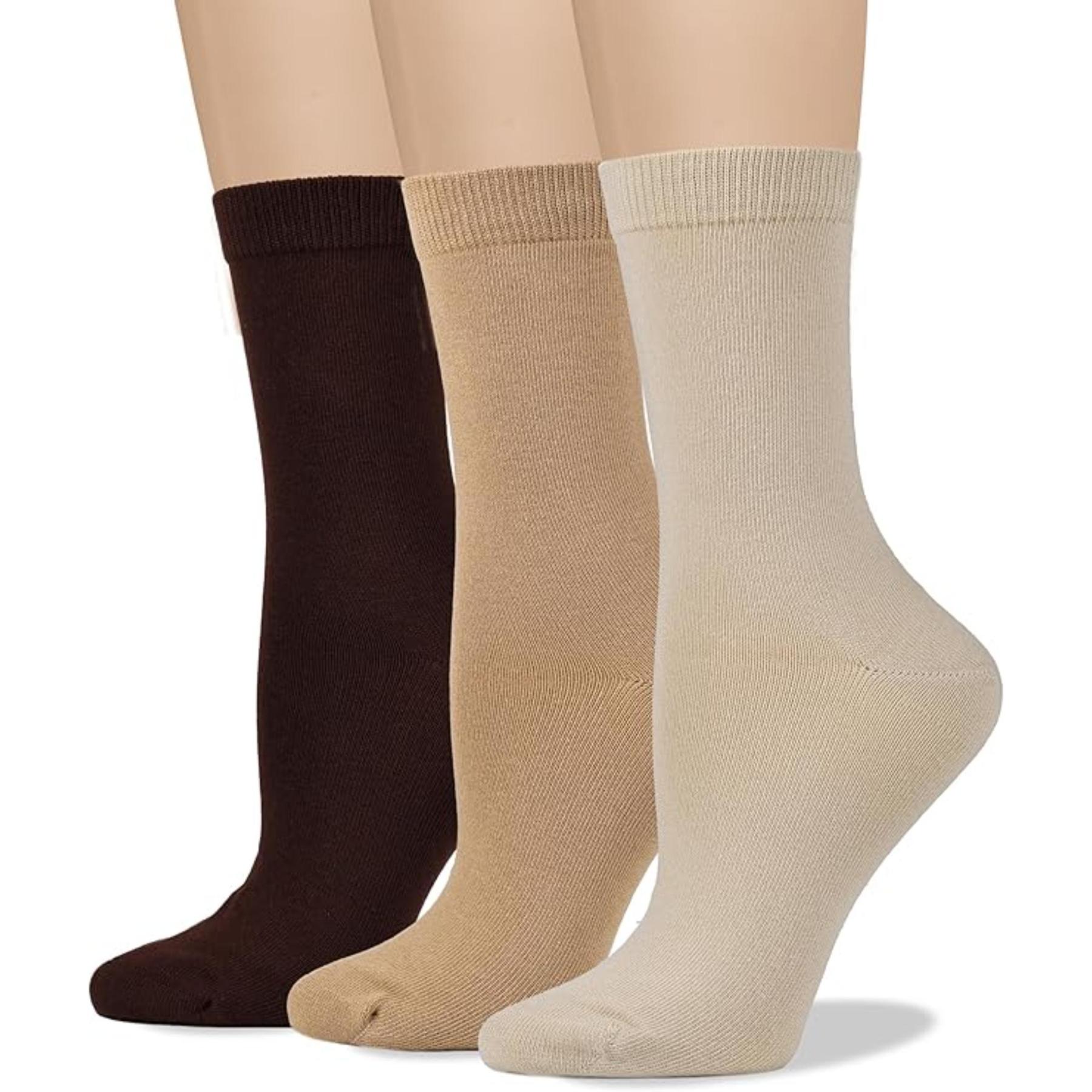 Pack of 3 Women Soft Combed Seamless Socks