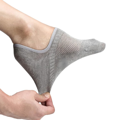 Pack Of 6 Seamless Wide Toe Box No Show Cotton Footie Liner Socks