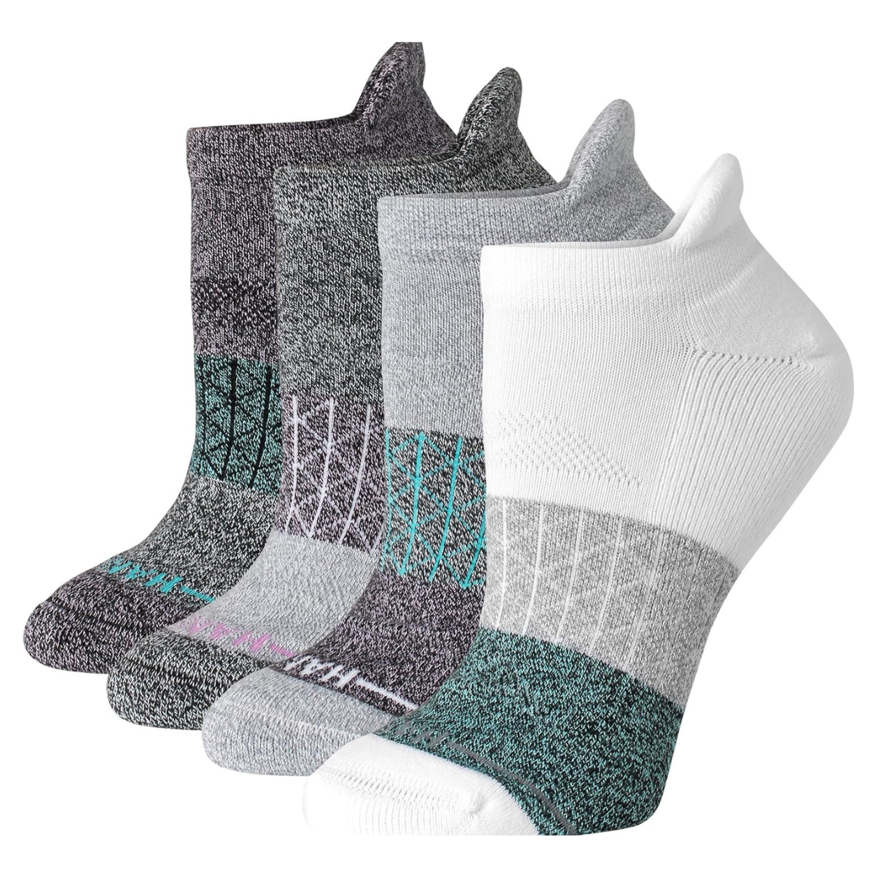 4 Pack Active Cushioned Socks For Women