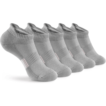 5 Pair Cushioned Ankle Support Socks-Plantar Socks