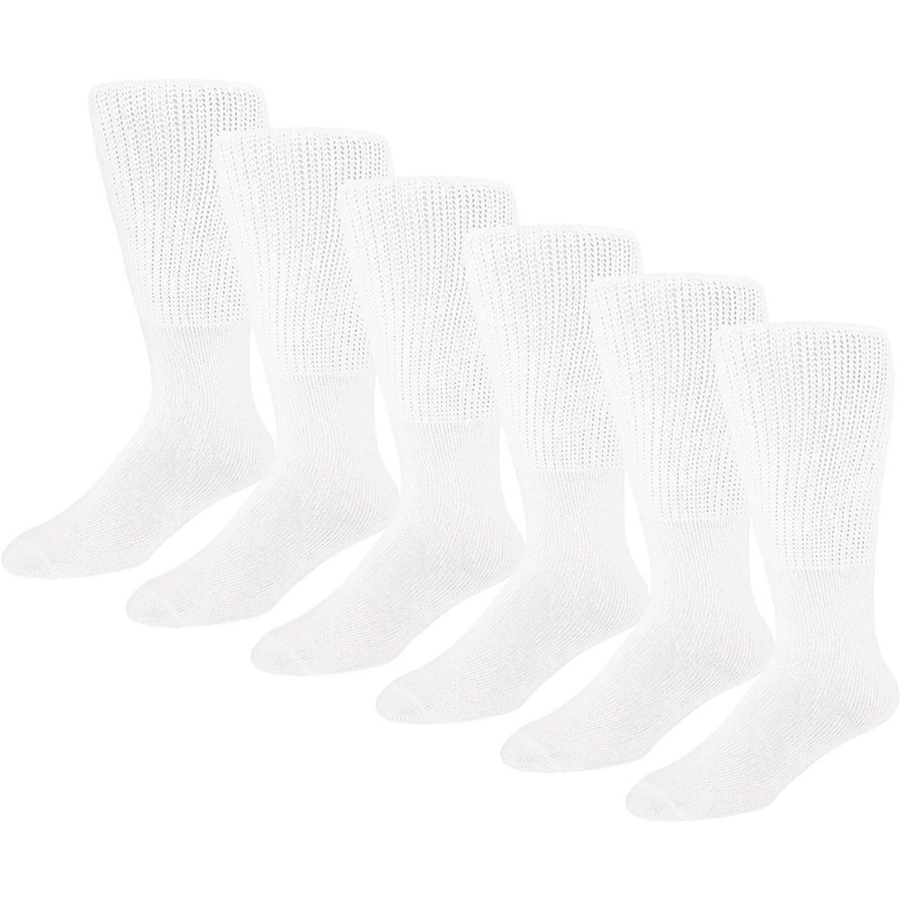 6 Pair Athletic Neuropathy Socks – All-Day Comfort and Support-Plantar Socks