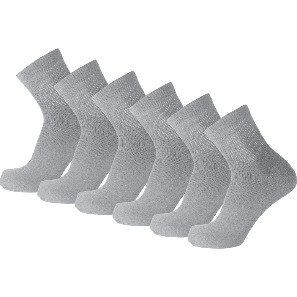 6 Pair Light Compression Neuropathy Socks-Plantar Socks