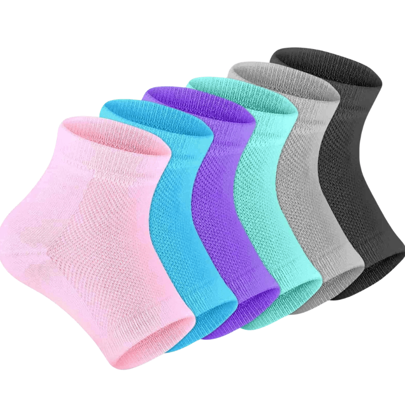 6 Pairs Of Gel Socks For Overnight Care-Plantar Socks