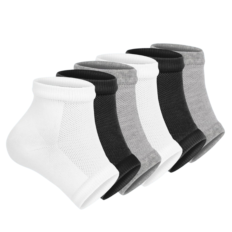 6 Pack Of Hydrating Gel Socks-Plantar Socks