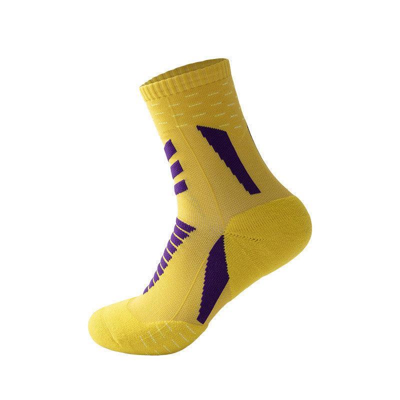 7 Pairs Sweat-Absorbent Outdoor Sports Socks | Vibrant Colors | Anti-Slip Grip-Plantar Socks
