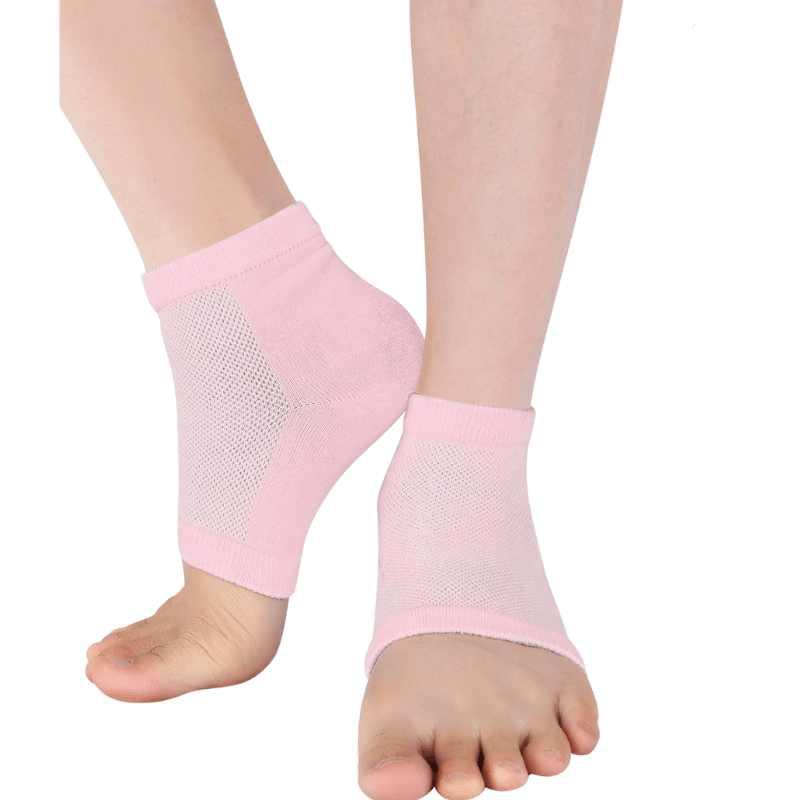 4 Pairs Heel Repair Socks – Overnight Hydration for Cracked Heels-Plantar Socks