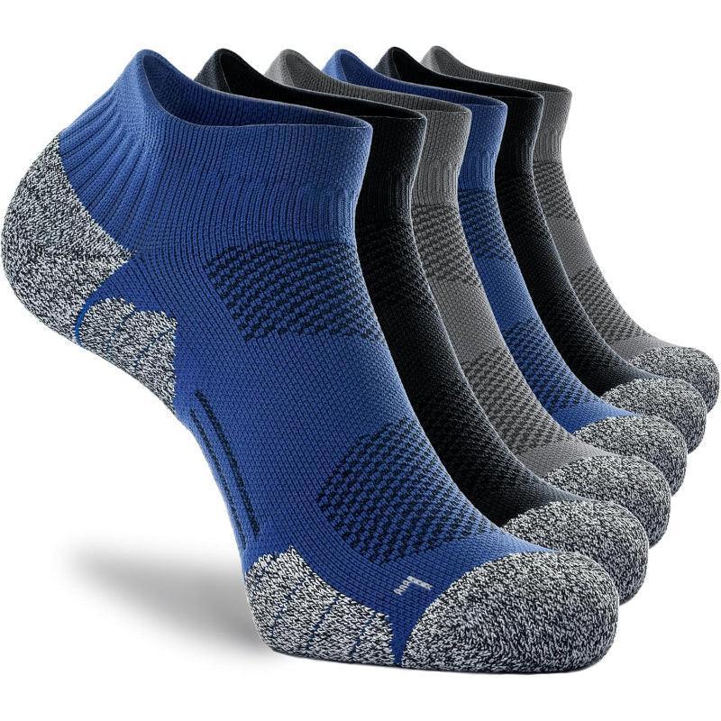 Pair Of 6 Cushioned Compression Anti Blister Socks-Plantar Socks