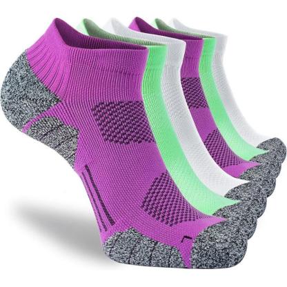 Pair Of 6 Cushioned Compression Anti Blister Socks-Plantar Socks