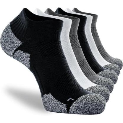 Pair Of 6 Cushioned Compression Anti Blister Socks-Plantar Socks