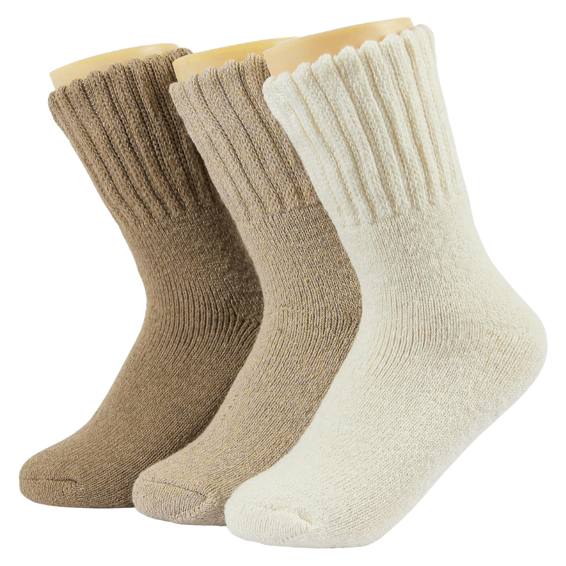 3 Pairs Of Stylish Knitted Heated Socks-Plantar Socks